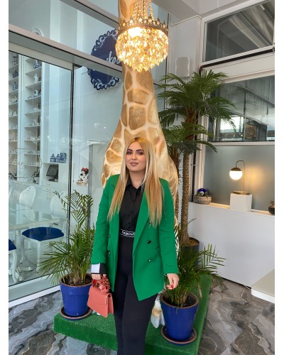 Yeşil Blazer Ceket 