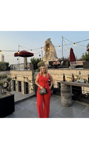 kırmızı yelek Takim 
