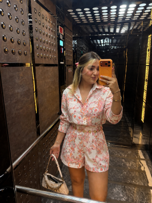 Pembe Şortlu Takım