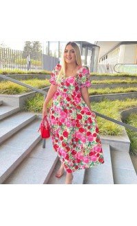 Çiçek Desen Elbise
