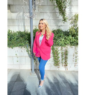 Oversize Pembe Ceket