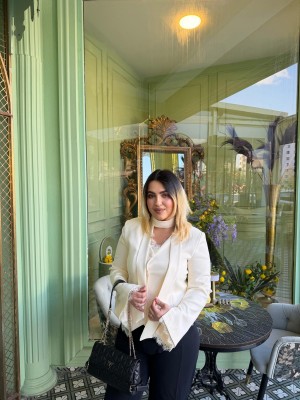 Tasarım Krem Blazer Ceket